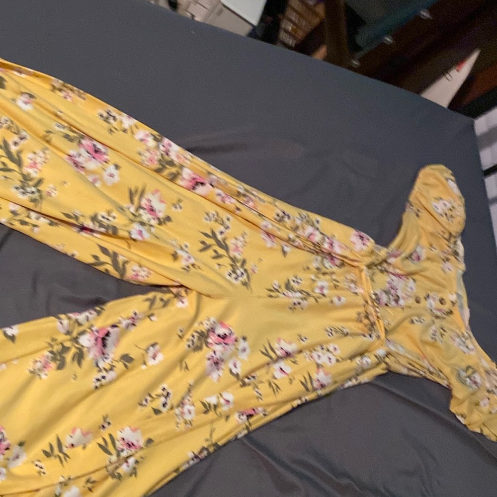Yellow romper